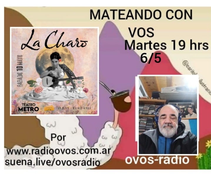 La Charo mañana martes 6 de mayo a las 19!