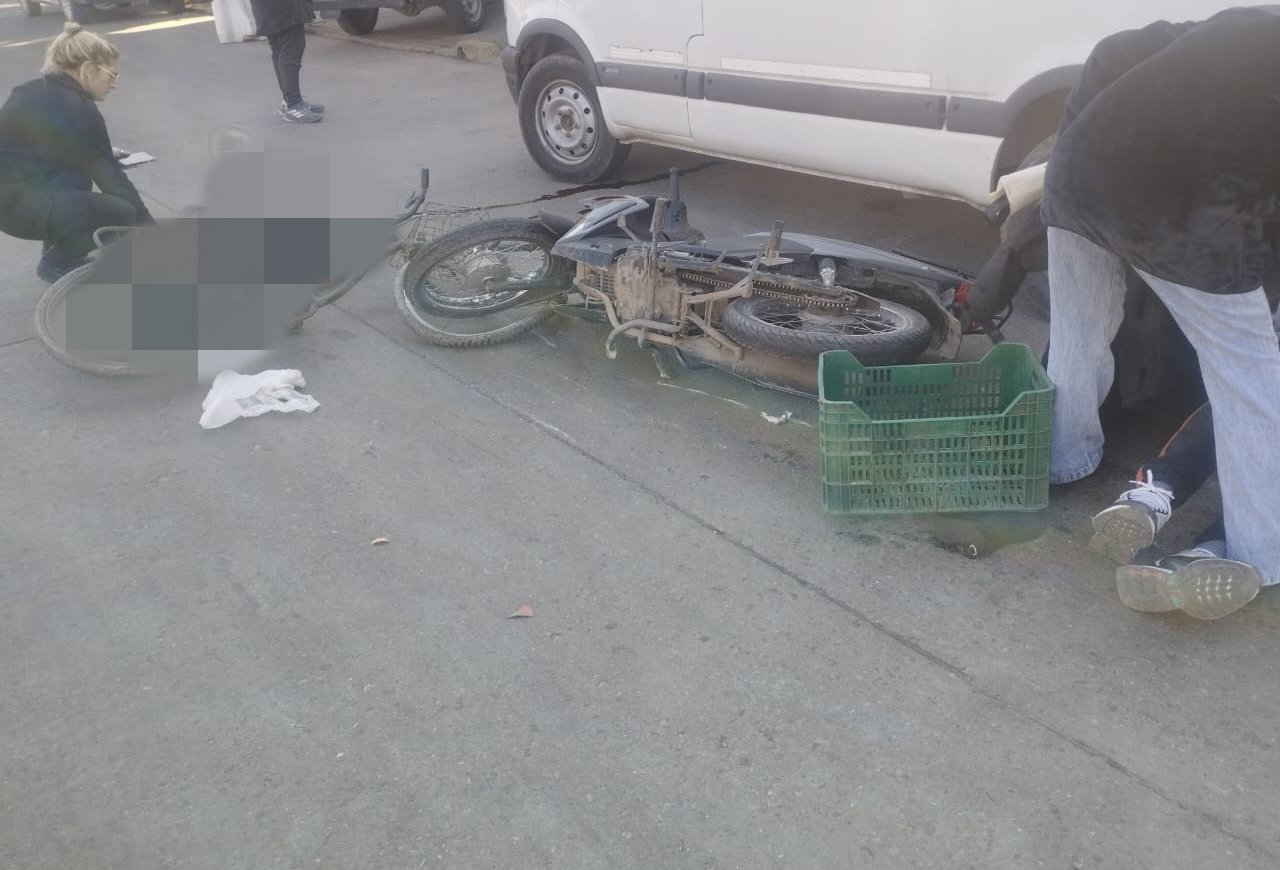 Murió ciclista de 80 años tras chocar contra una moto en Los Hornos