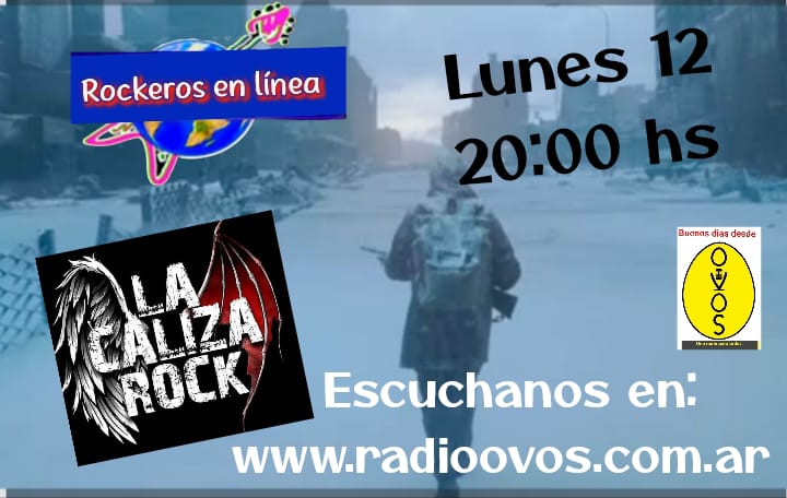 LUNES 12 de MAYO en ROCKEROS EN LINEA 