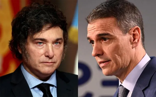 Pedro Sánchez volvió a apuntar a Javier Milei y lo acusó de promover "una estafa piramidal"