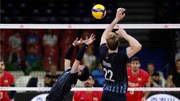 Voley: caída de Argentina en la Nations League