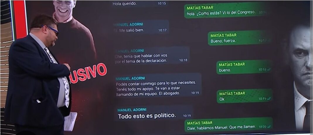 Adorni llamó a su contratista y le ofreció abogados antes de su declaración judicial