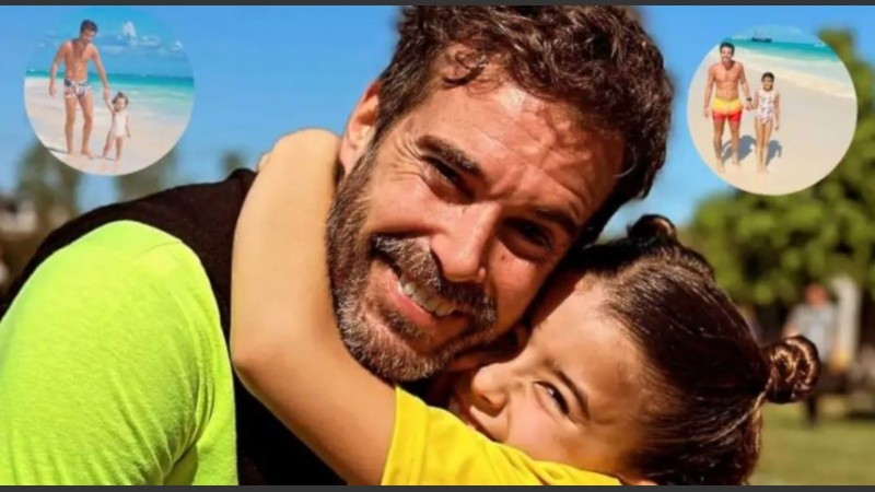 El tierno reencuentro entre Nicolás Cabré y su hija Rufina, tras dos meses sin verse
