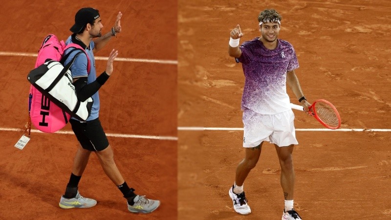 Roland Garros: Cobolli aseguró a un italiano en la final y enfrentará a Arnaldi que aprovechó el retiro de Berrettini