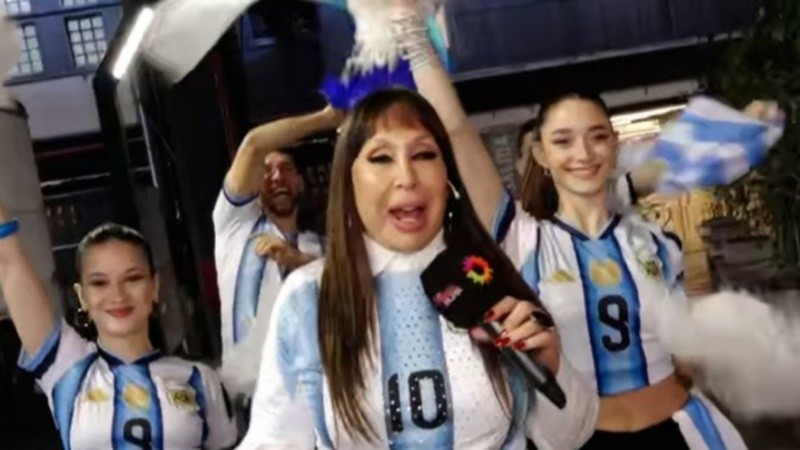 Moria Casán celebró el comienzo de la Copa del Mundo y dejó una importante reflexión: "Que no nos anestesie"