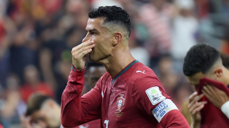 Las lágrimas de Cristiano Ronaldo luego de su último partido en mundiales