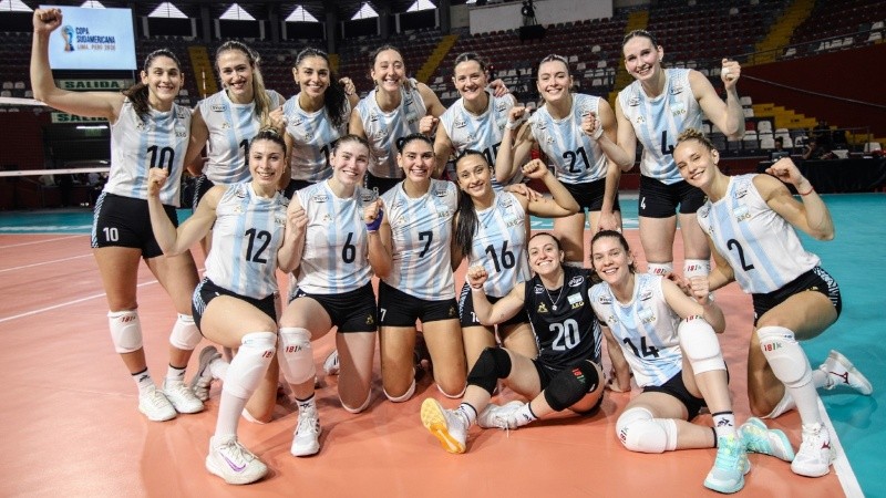 Voley: Las Panteras arrancaron con paliza a Ecuador en la Copa Sudamericana