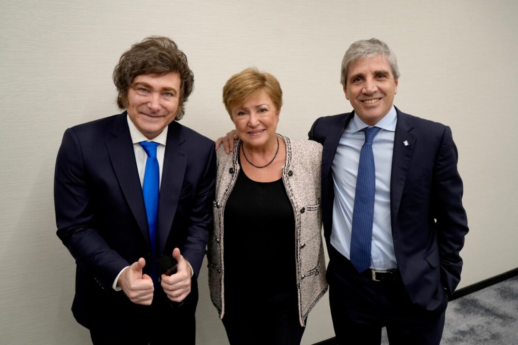 Georgieva descartó otro préstamo del FMI a Milei para 2027, llamó a comprar más reservas y pidió respaldo a las Pymes
