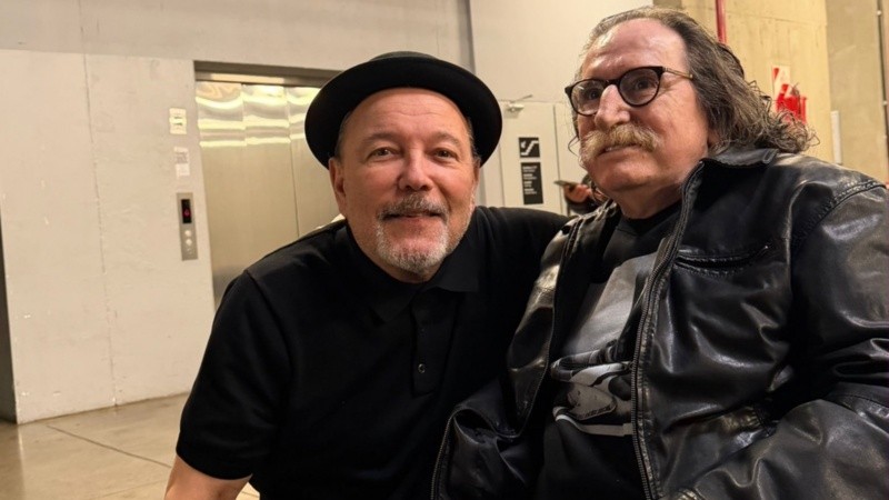 Charly García fue a ver a Rubén Blades: así fue el encuentro antes del show
