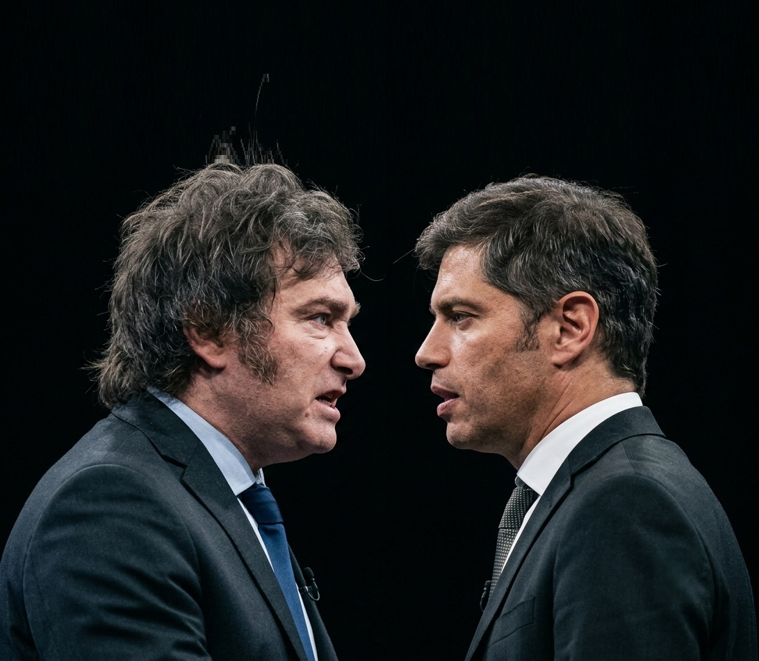 Encuesta: Kicillof y Milei, cabeza a cabeza rumbo a 2027