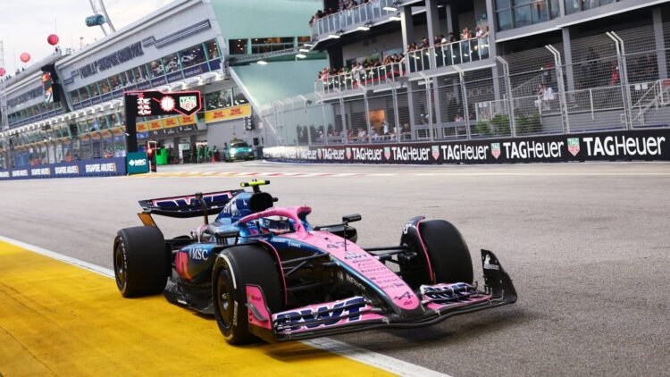 Fórmula 1: Colapinto finalizó 19° en el primer día del GP de Singapur