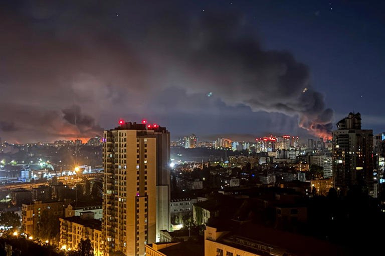 Rusia lanzó un masivo ataque aéreo contra Kiev
