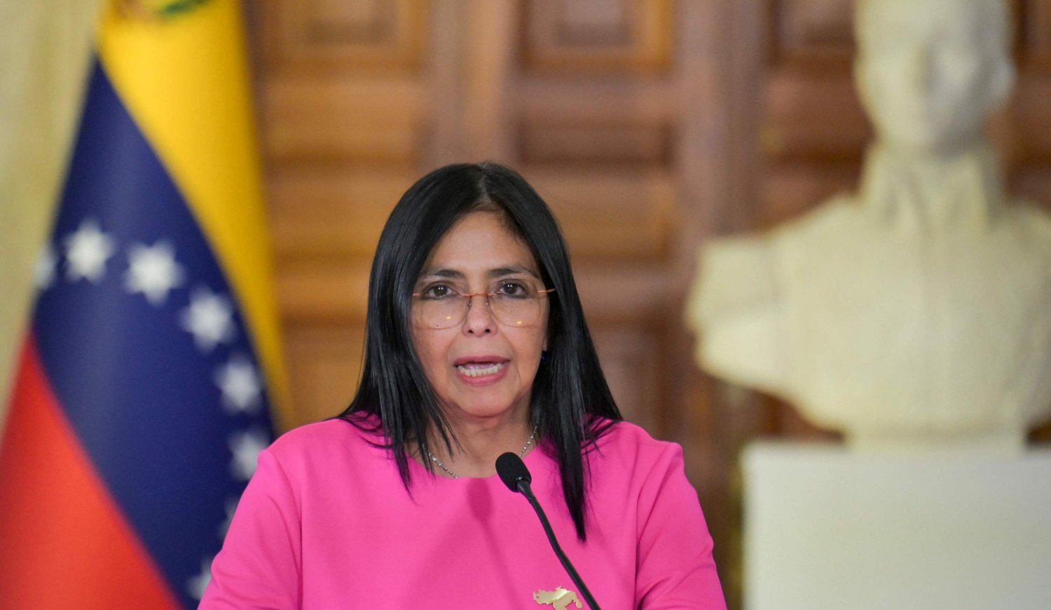 Delcy Rodr&iacute;guez jur&oacute; como nueva presidenta