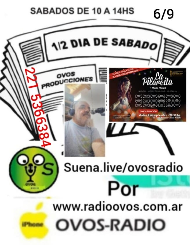 En el programa medio dia de sabado LA PILARCITA mañana 6 de septiembre del 2025