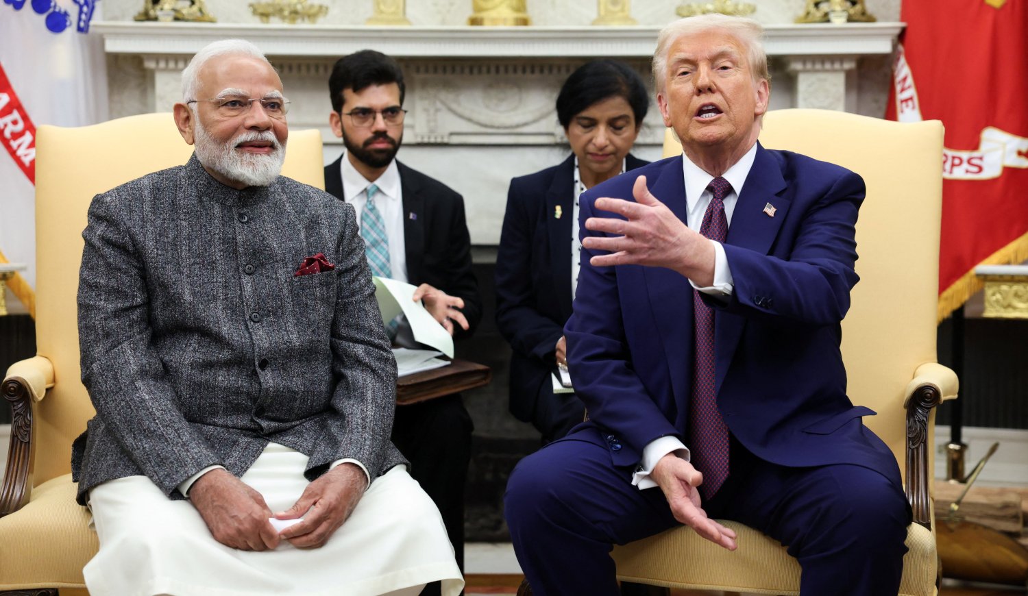 Trump anunció aranceles adicionales a India