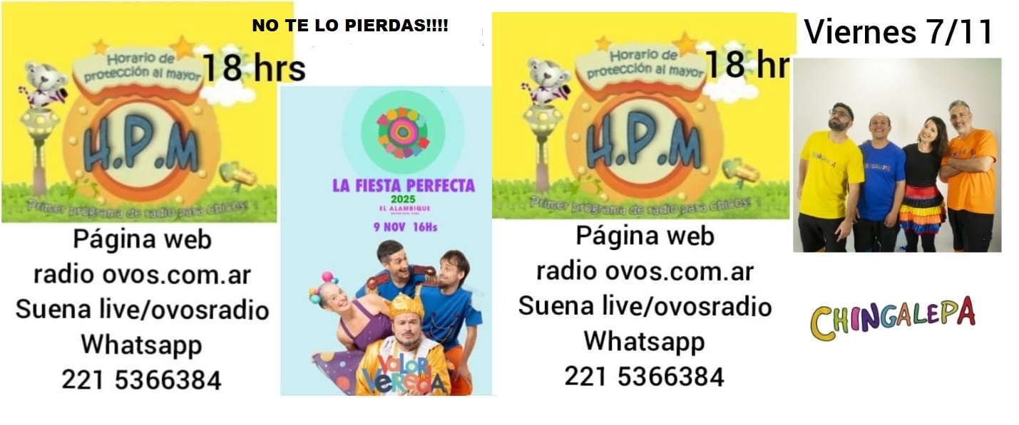 HOY VIERNES!! EN HPM