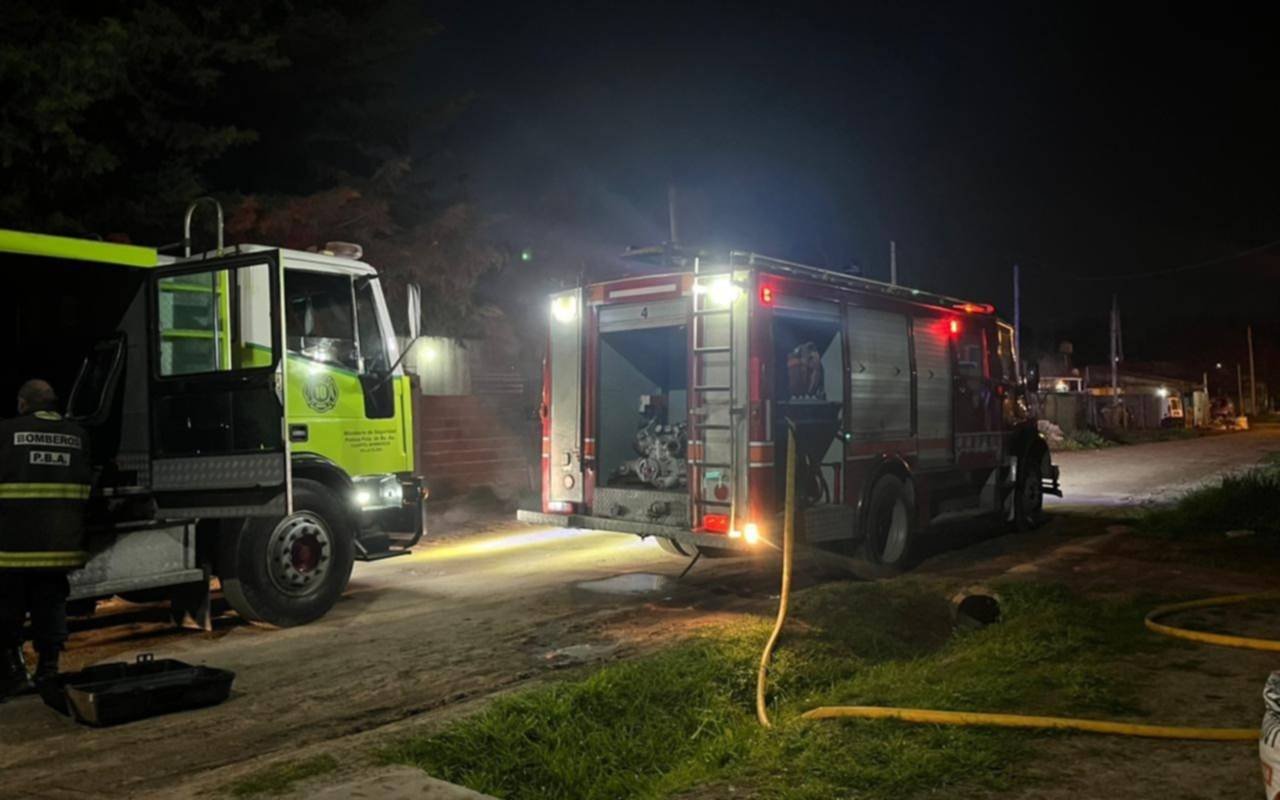Incendios, un hombre herido y destrozos en La Plata