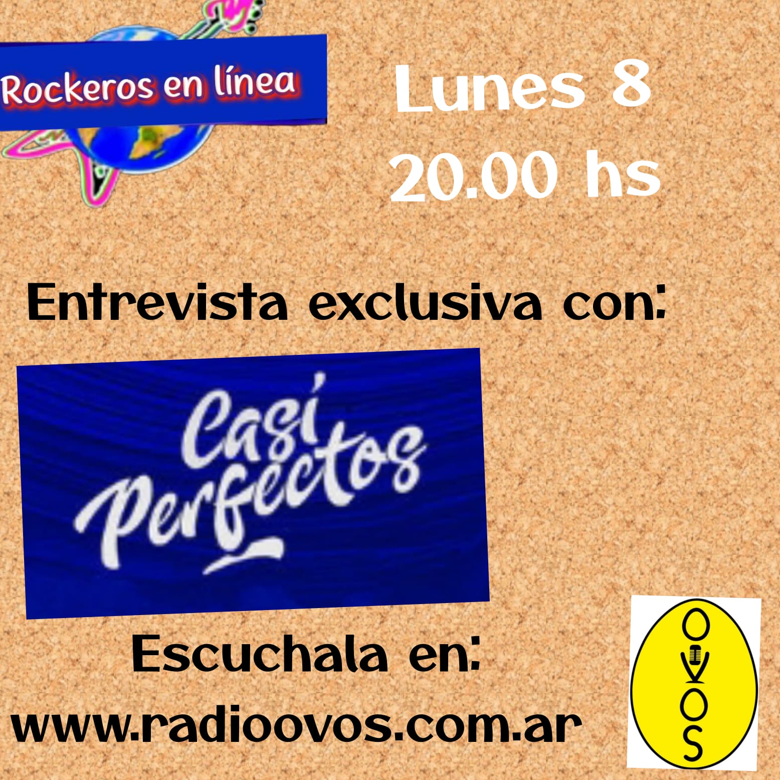 Hoy lunes 8 de septiembre desde madrid a partir de las 20 hrs