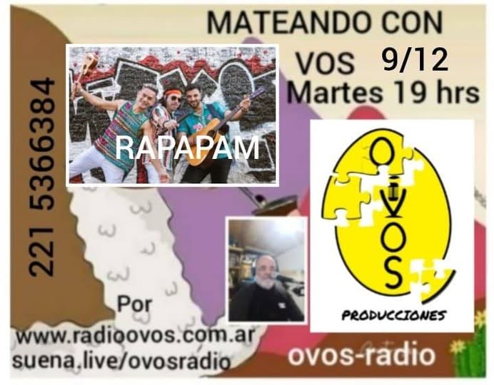 Rapapam paso por el programa hoy 9 de diciembre 