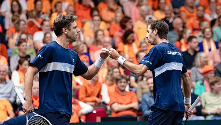 Argentina venció a Países Bajos y está en las Finales de la Copa Davis