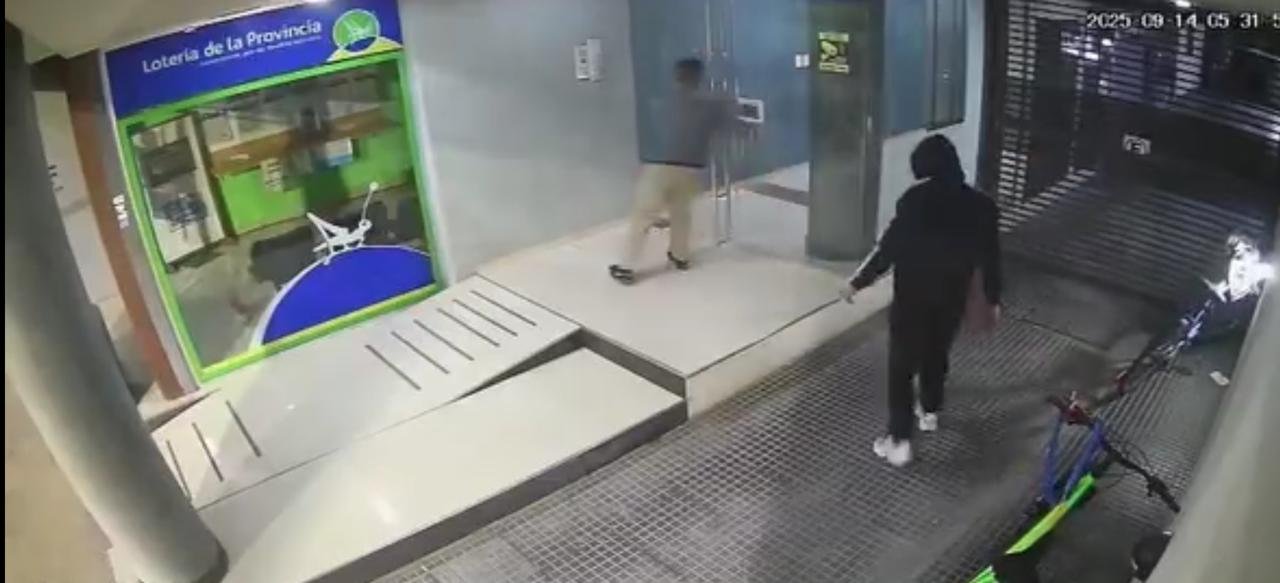 Delincuentes intentaron robar en un edificio de La Plata