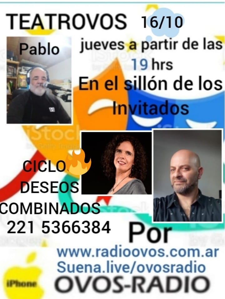 Hoy en Teatrovos a partir de las 19 hrs. ELLOS