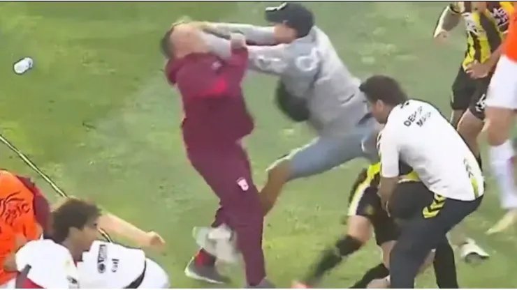 Batalla campal y pelea con la Policía: escandaloso final entre Deportivo Madryn y Morón