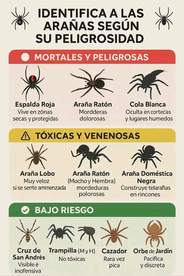 Las arañas...