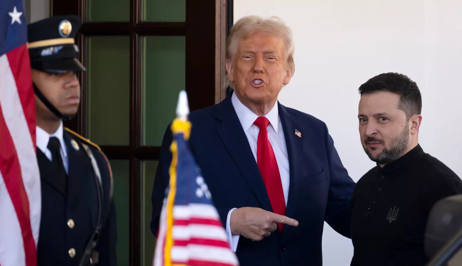 Trump le prometió garantías de seguridad a Ucrania