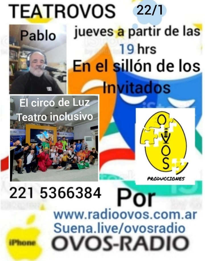 Hoy imperdible desde Cordoba!!!!! EL CIRCO DE LUZ TEATRO INCLUSIVO