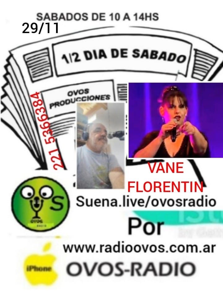 Sabado 29 de noviembre Imperdible !!!!!!! VANE FLORENTIN